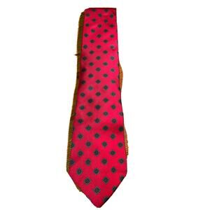 WOODWARD Vintage Men’s Red Neck tie 100% Silk